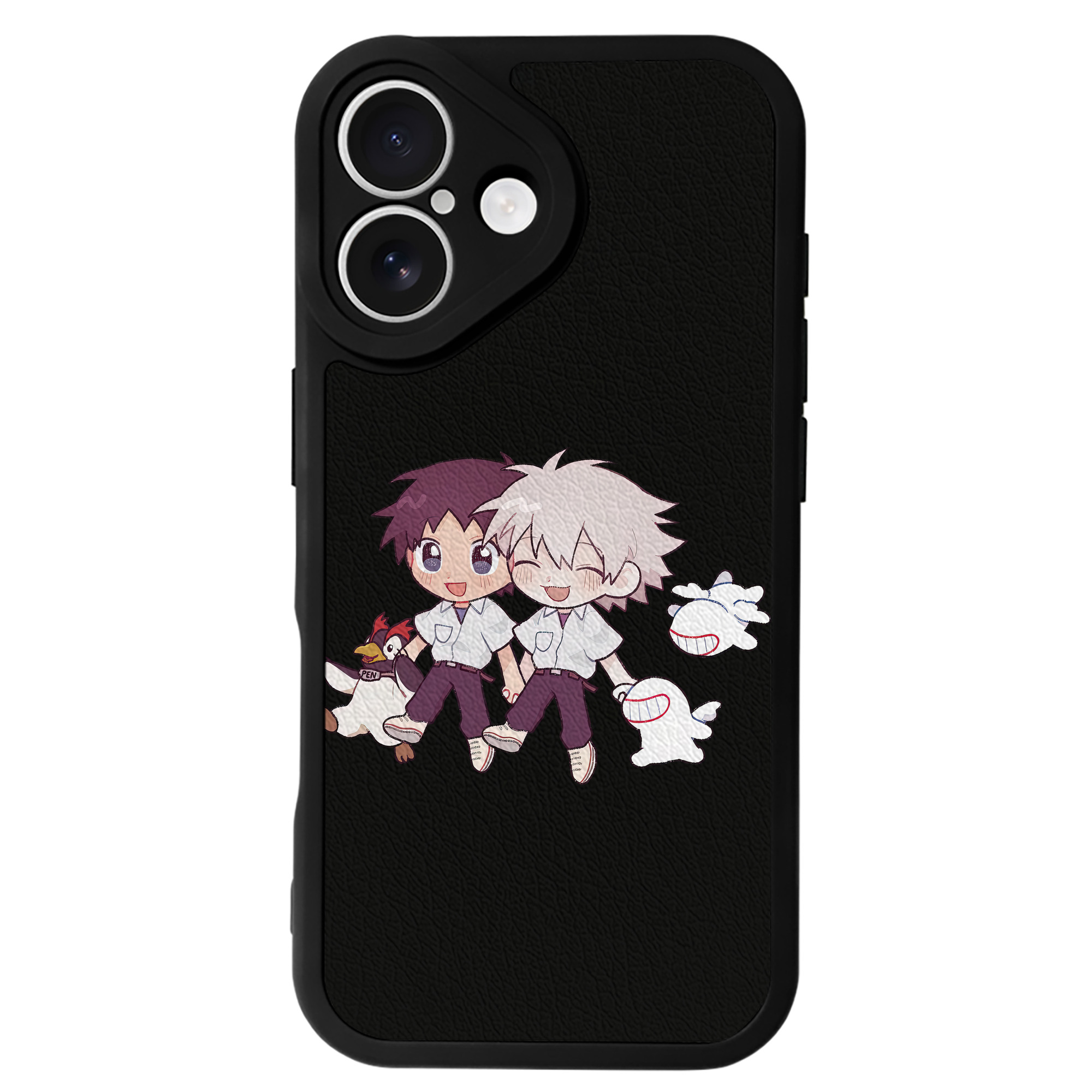 （画像用） EVA 新世紀エヴァンゲリオン 【iPhone 16シリーズ対応】シリコンスマホケース（レザー調） 材質：シリコン